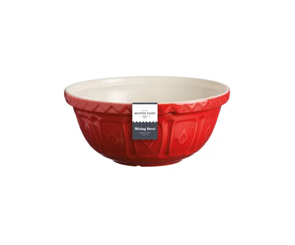 RED MIXING BOWL 24CM