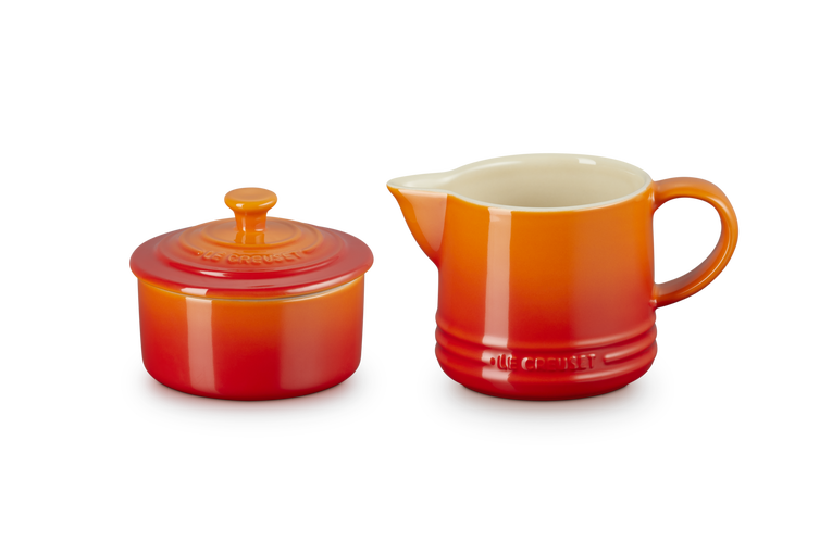 CREAM AND SUGAR SET VOLCANIC