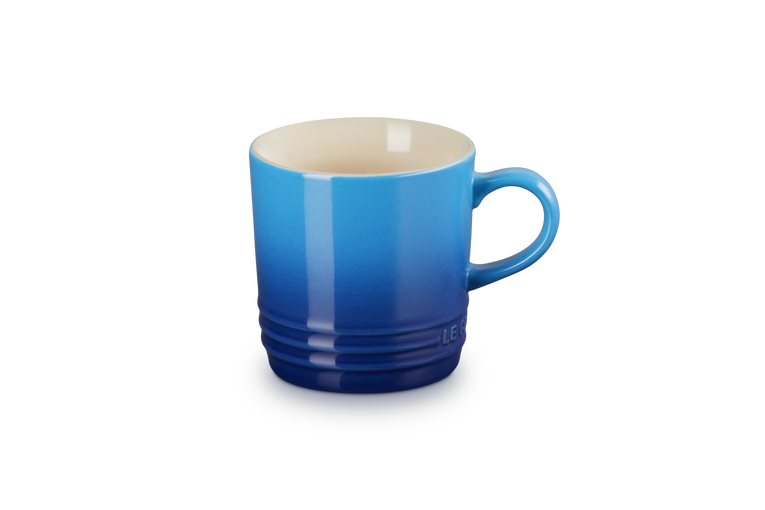 AZURE BLUE CAPPUCCINO MUGS