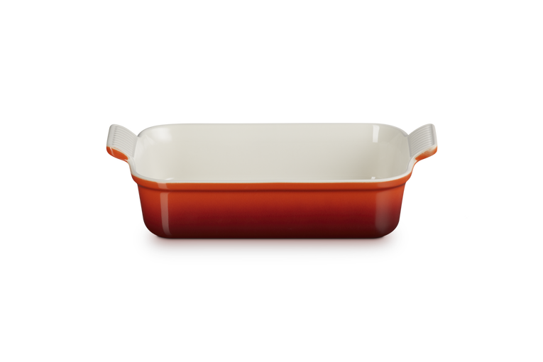 DEEP RECT DISH 26 CM CERISE