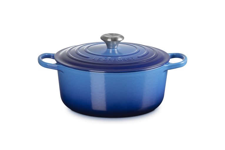 26 CM ROUND CASSEROLE AZURE BLUE