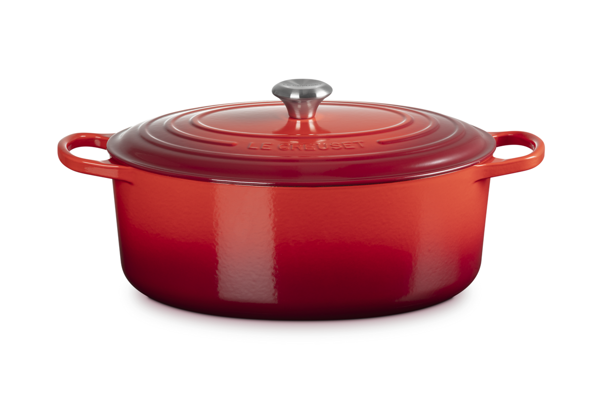 35CM OVAL CASSEROLE CERISE