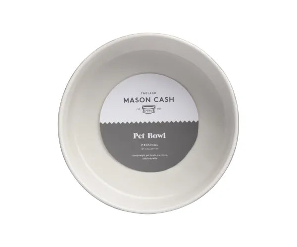 POLKA DOT GREY 18 CM DOG BOWL