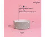 POLKA DOT SAGE 18 CM DOG BOWL
