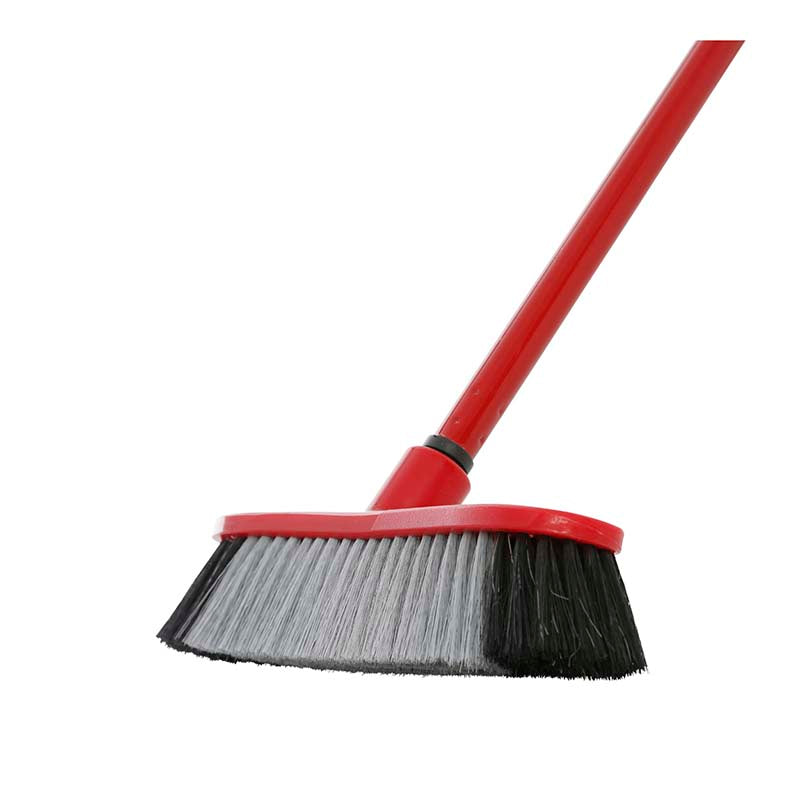 RED SWEEPING BRUSH & HANDLE 11"