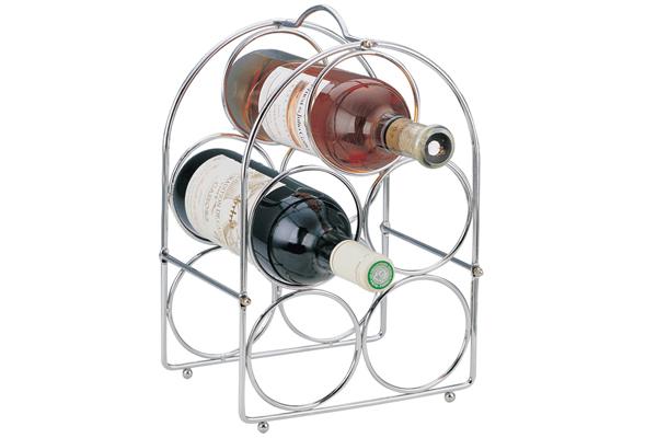 5 BOTTLE WINE RACK