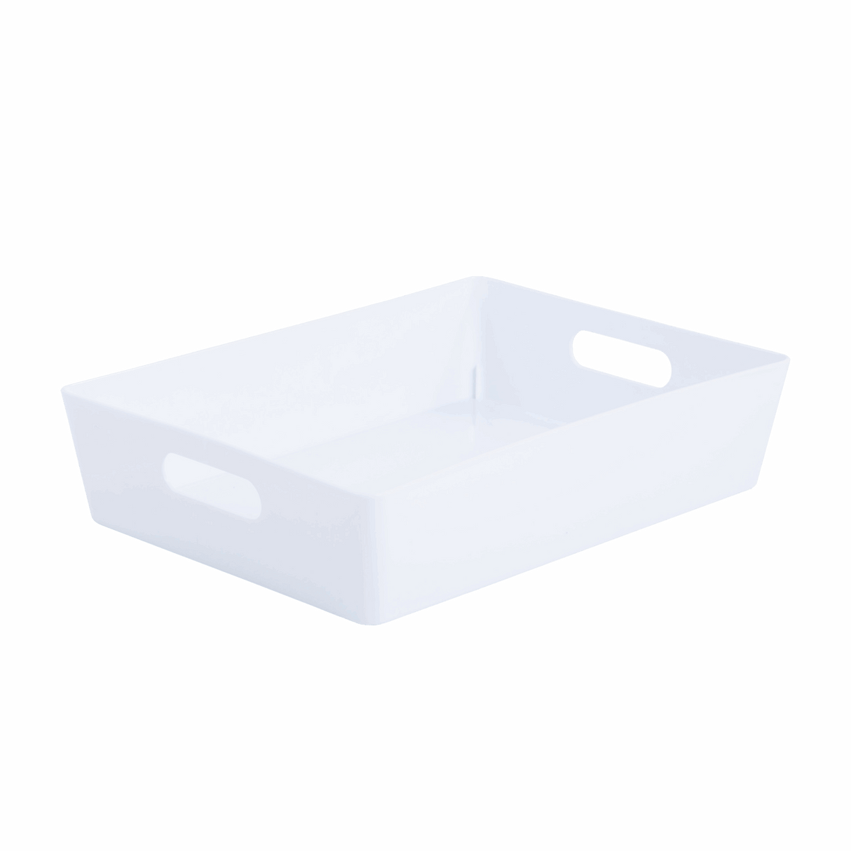 STUDIO BASKET 4.02 RECT ICED WHITE