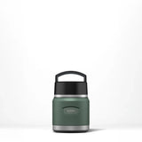 THERMOS ICON FOOD FLASK WITH HANDLE 355ML ROCK CAP GREEN