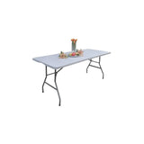 REDWOOD 1.8M FOLDING TABLE WHITE AMALGAMATED