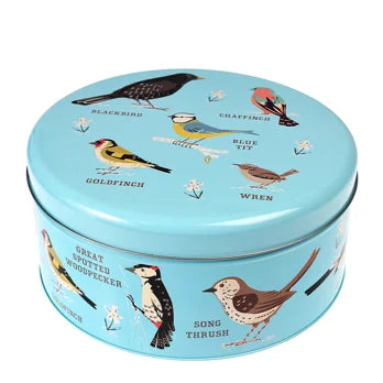 GARDEN BIRDS CAKE TIN