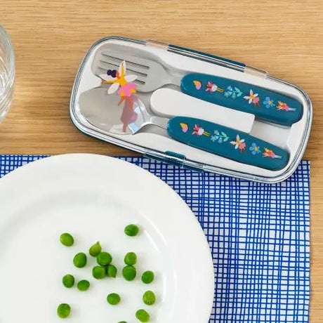 CHILDRENS CUTLERY SET FAIRIES IN  THE GARDEN