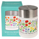 STAINLESS STEEL FOOD FLASK WILD FLOWERS