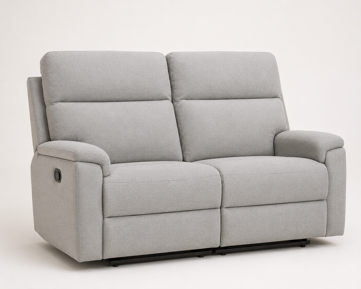 2 SEATER  Recliner LIGHT GREY