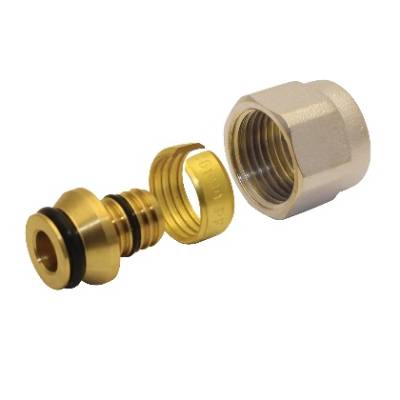 14.7/15 MM X 16 MM PFP NUT & INS ADAPT-COPPER COMP