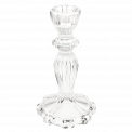 TALL GLASS CANDLE HOLDER CLEAR