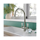 ST JAMES LIVING EDEN DUAL CERAMIC LEVER SINK MIXER