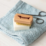 MINII WOODEN NAIL BRUSH SAUSAGE DOG
