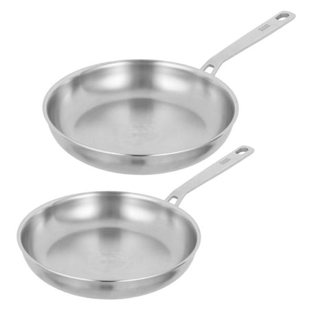 KUHN RIKON CLASSIC INDUCTION FRYING PAN SET UNCOATED