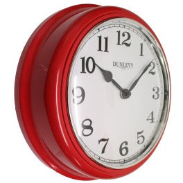 RED DEEP WALL CLOCK