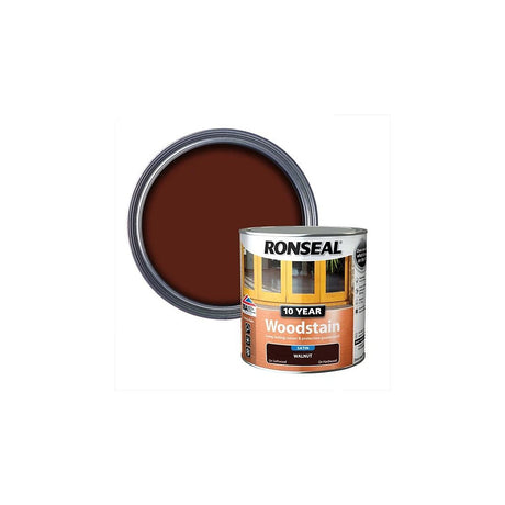 Ronseal 10 Year Satin Woodstain Walnut 2.5l