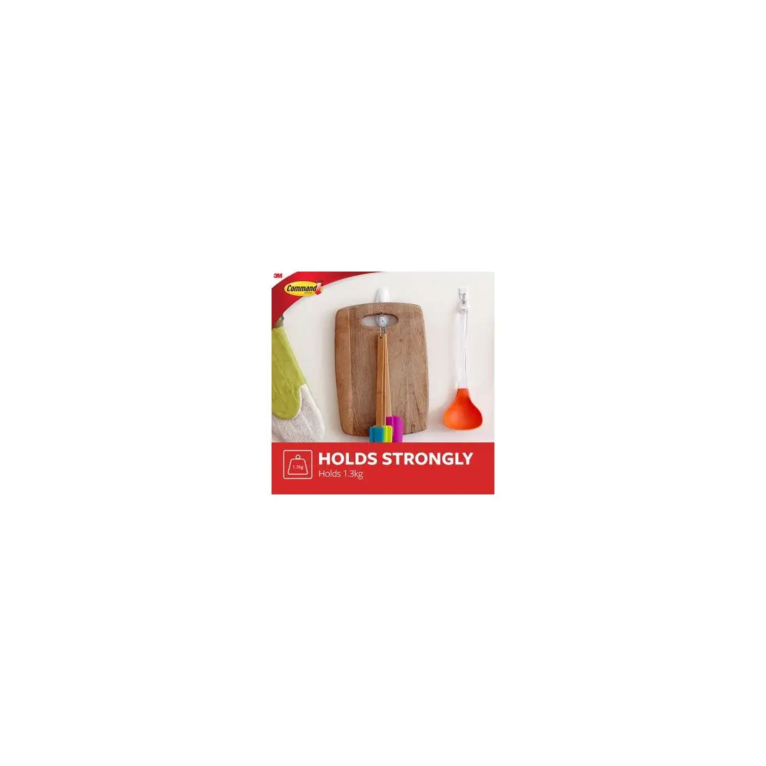 3M COMMAND MEDIUM WIRE HOOK PACK OF TWO ORIGO