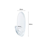 3M COMMAND MEDIUM HOOKS CLEAR PACK OF 2