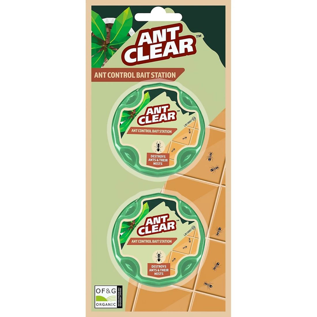Ant Clear Organic Bait Station Pack of 2