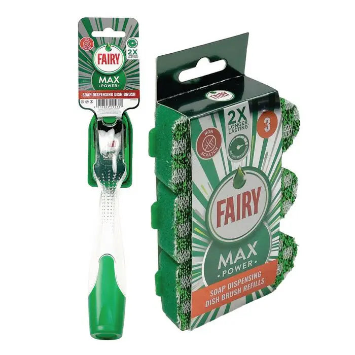 FAIRY SOAP DISPENSING DISH BRUSH & REFILLS