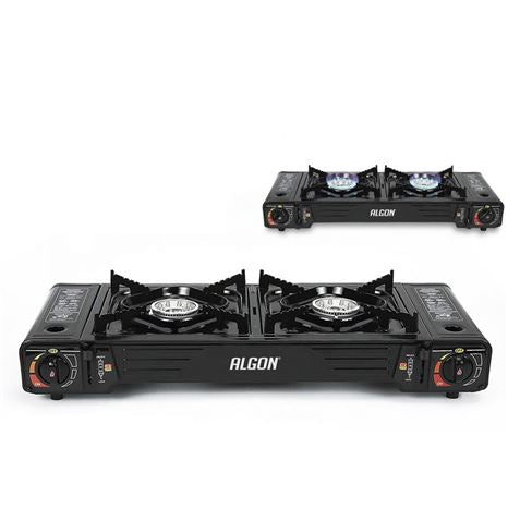 PORTABLE DOUBLE GAS BURNER