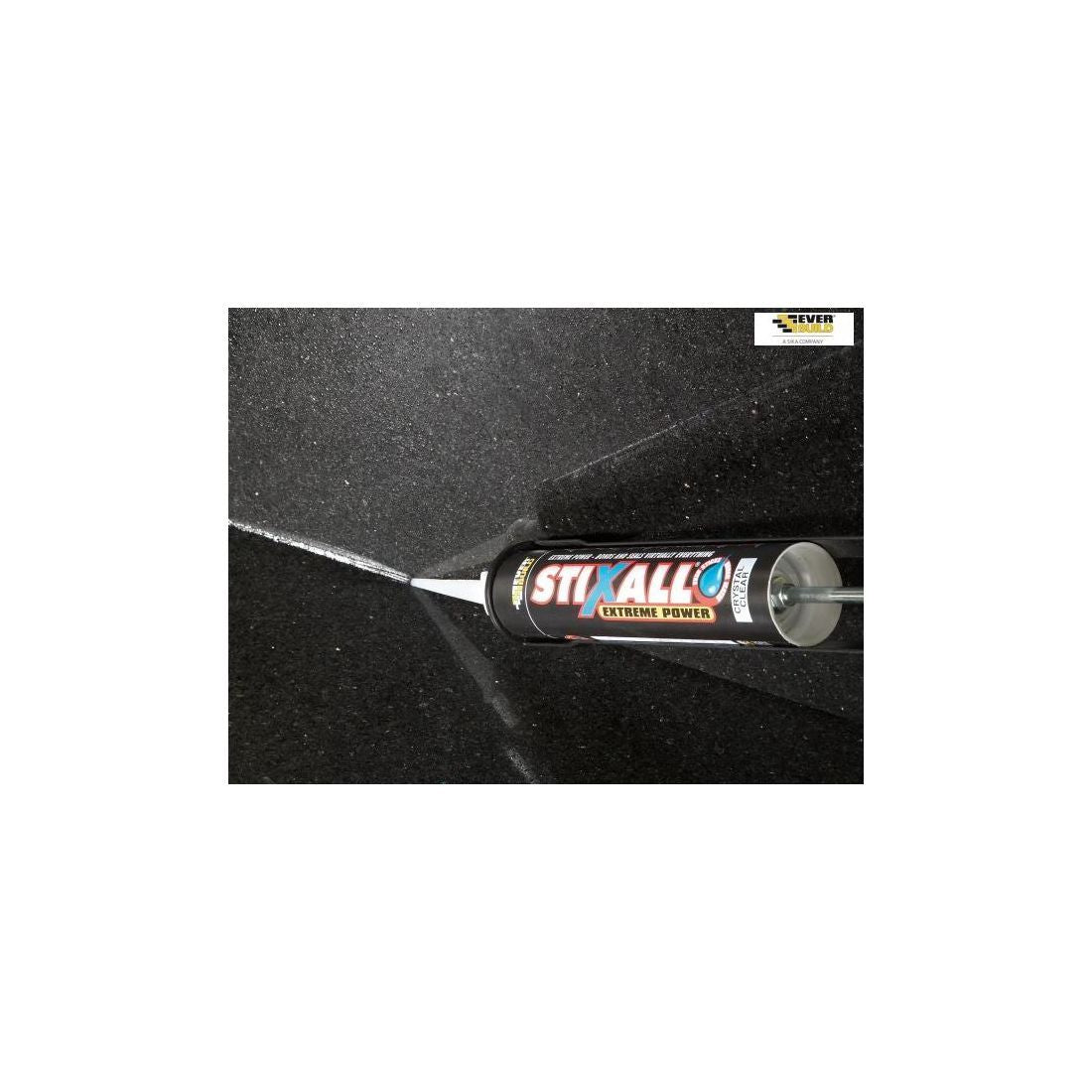 EVERBUILD STIXALL CRYSTAL CLEAR SEALANT 300ML