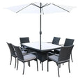 SIENNA 6 SEATER RECTANGLE SET AMALGAMATED
