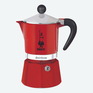 BIALETTI 6 CUP RED