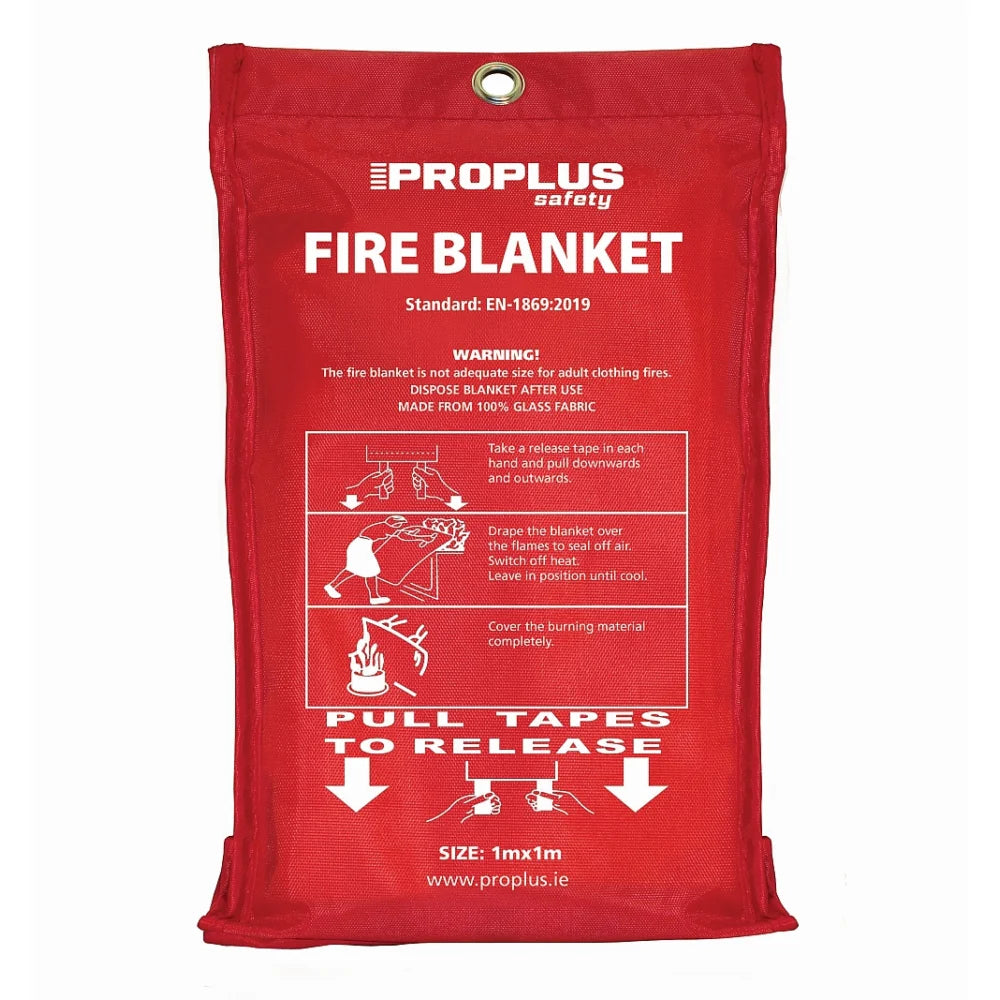 PRO PLUS FIRE BLANKET 1M X 1M