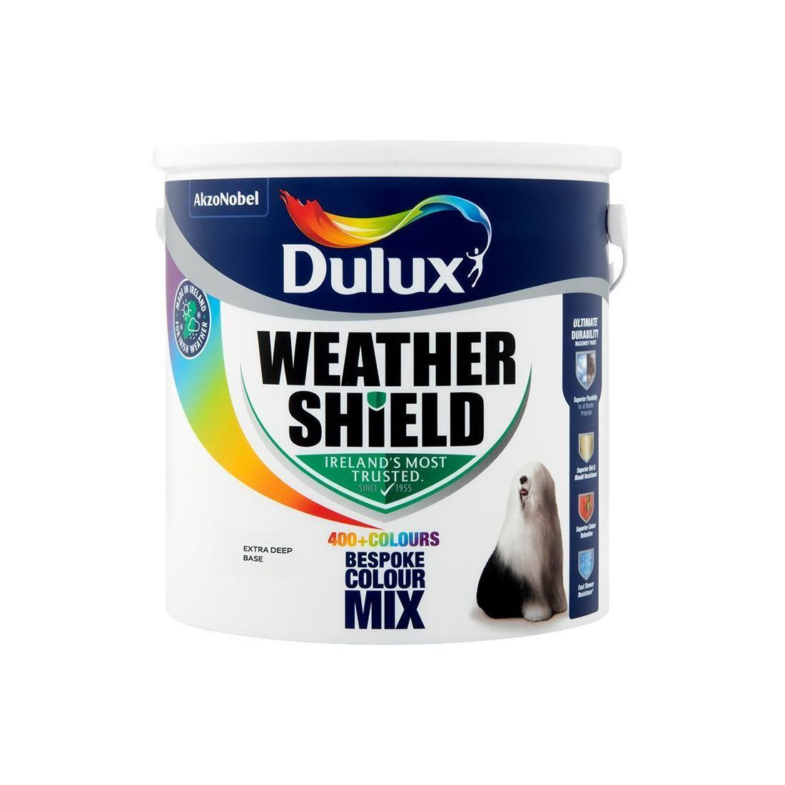 Dulux Trade Weathershield Smooth Extra Deep Base 2.5l