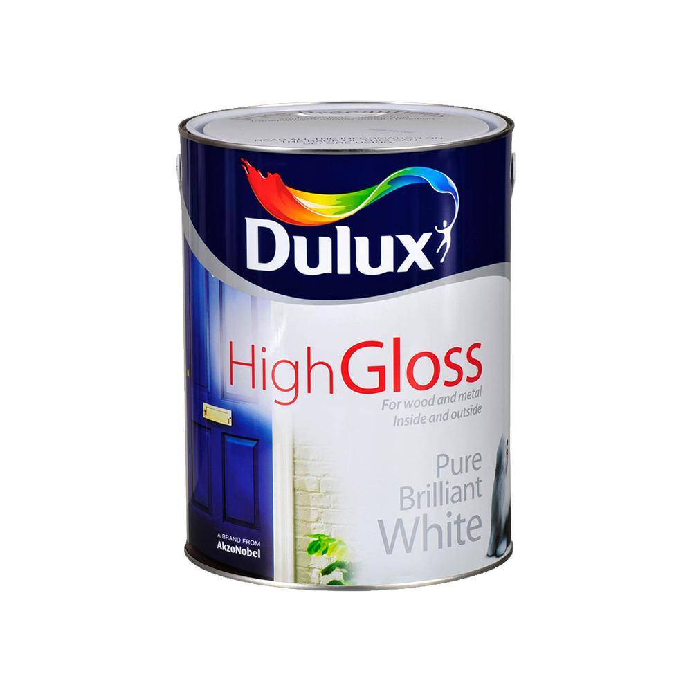DULUX HIGH GLOSS PURE BRILLIANT WHITE 5L