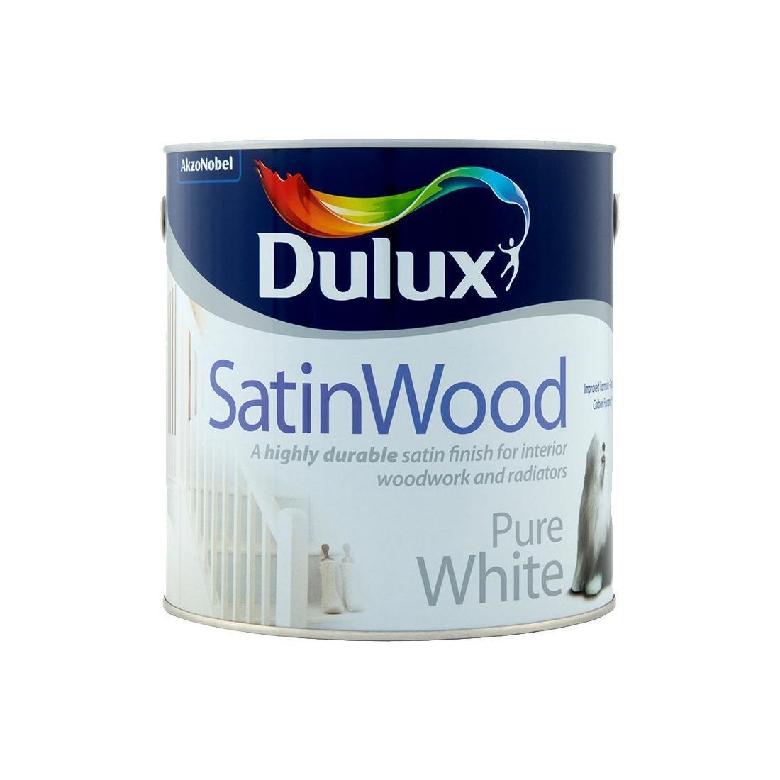 DULUX SATINWOOD PURE WHITE 2.5L