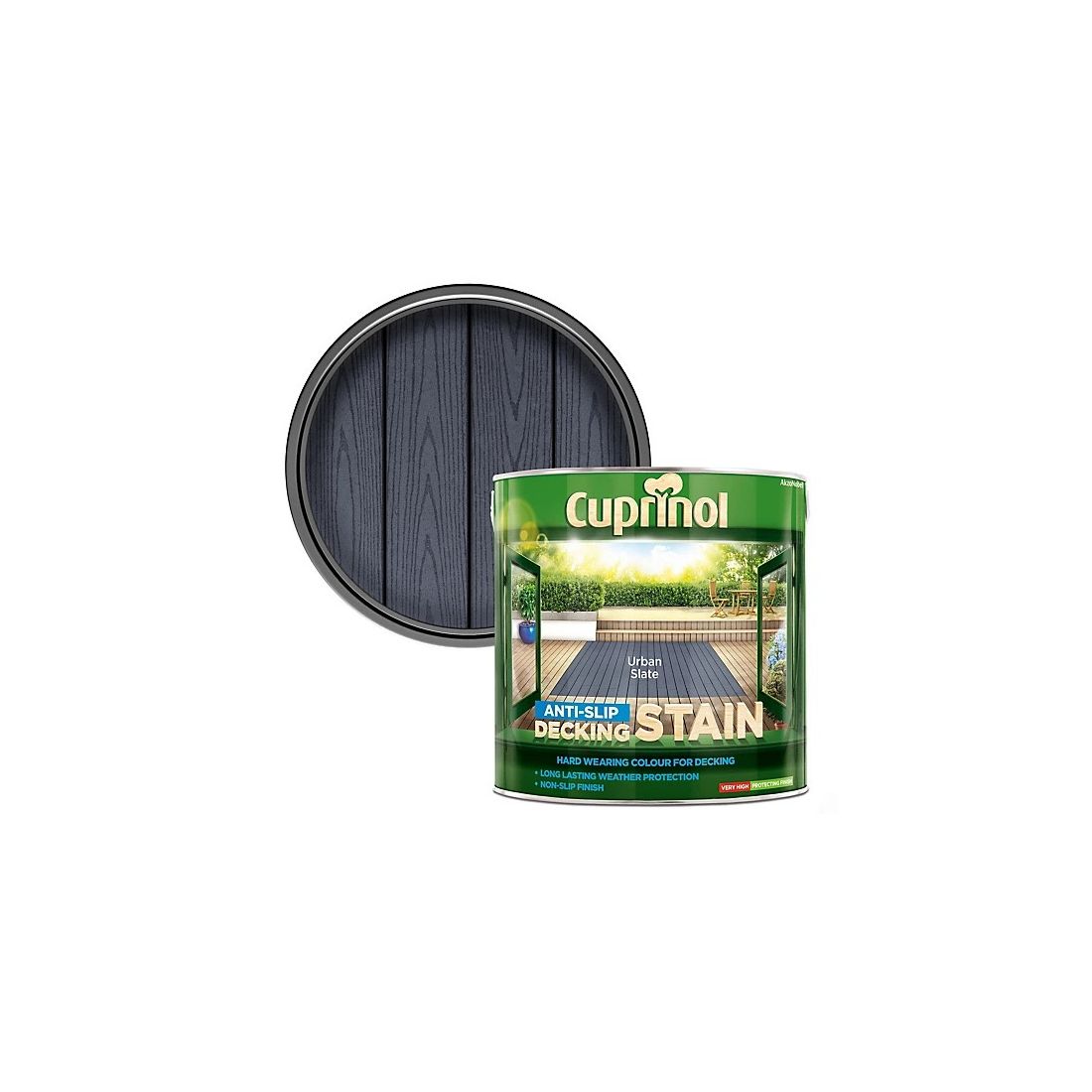 Cuprinol Decking Stain Urban Slate 2.5l