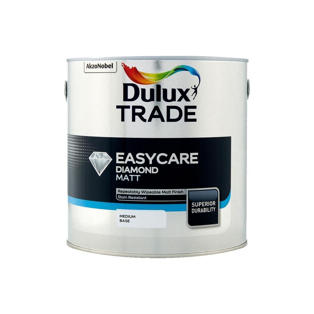 Dulux Trade Diamond Matt 99.9% VOC Free Medium Base 2.5l