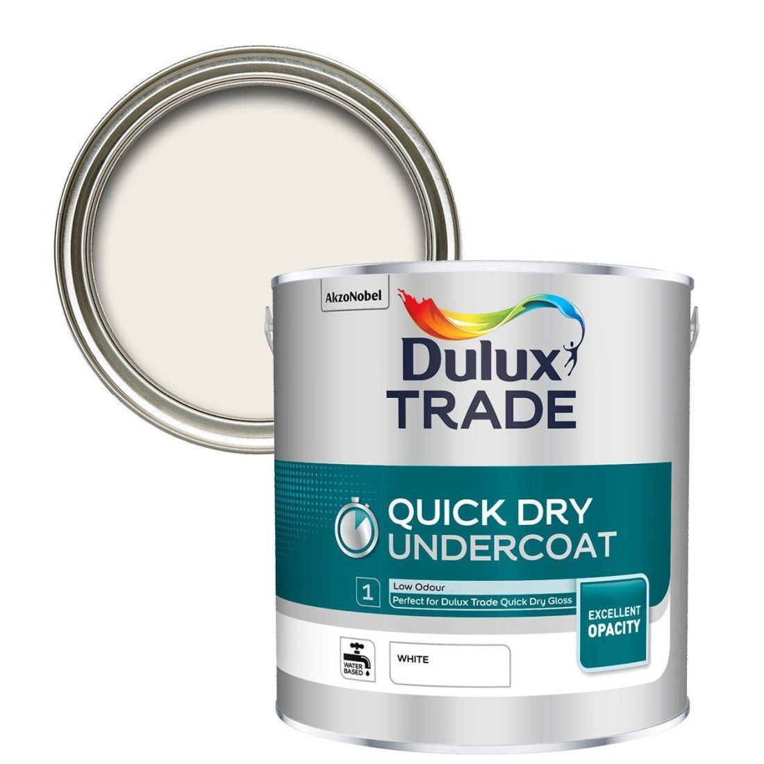 DULUX TRADE QUICK DRY UNDERCOAT WHITE 2.5L