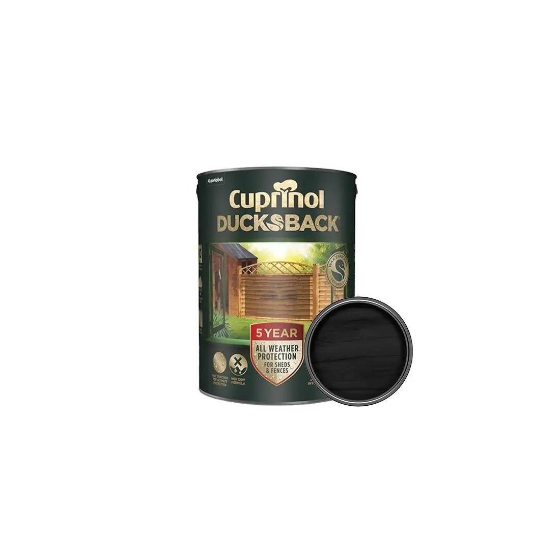 Cuprinol Ducksback Black 5l DULUX