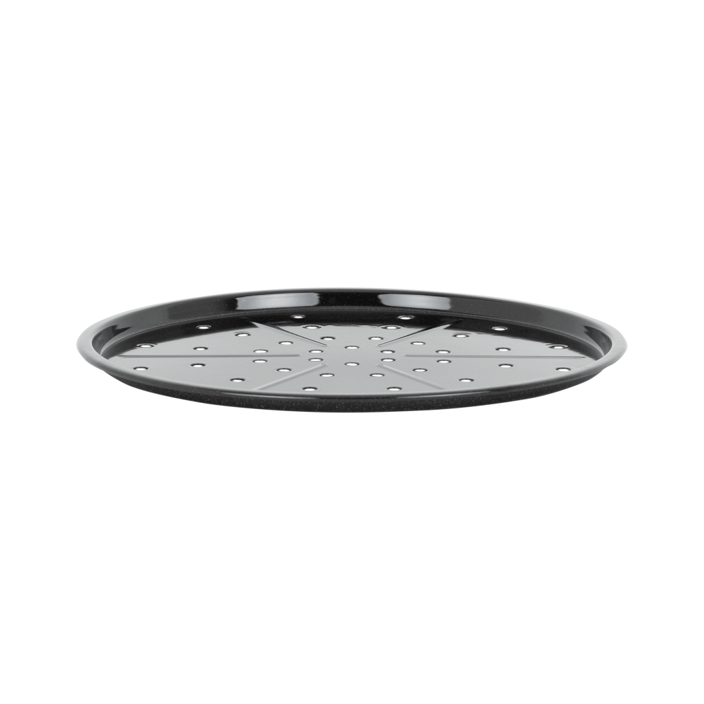 ENAMEL PIZZA TRAY BLACK