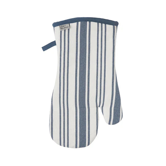 DENIM WOVEN STRIPE GAUNTLET