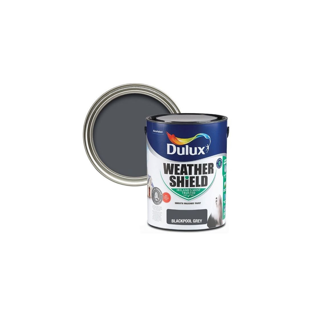 Dulux Weathershield Blackpool Grey 5l