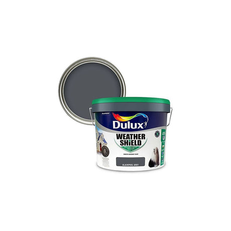 Dulux Weathershield Blackpool Grey 10l