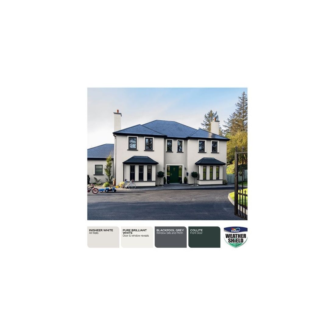 Dulux Weathershield Inisheer White 10l
