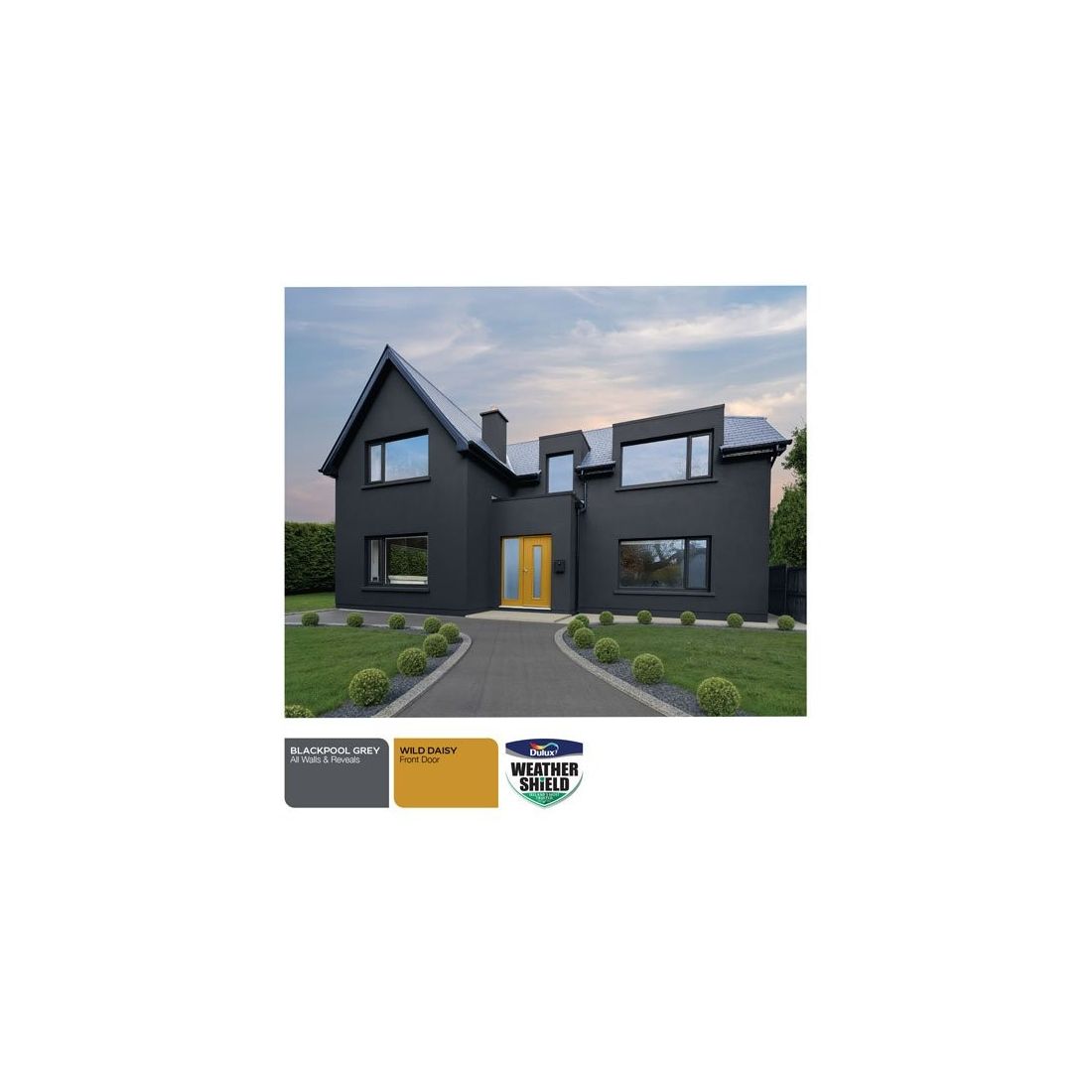 Dulux Weathershield Blackpool Grey 250ml
