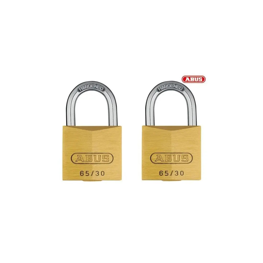 Abus 65 Series Brass Padlock 30mm Twin Pack CENTRALKEY