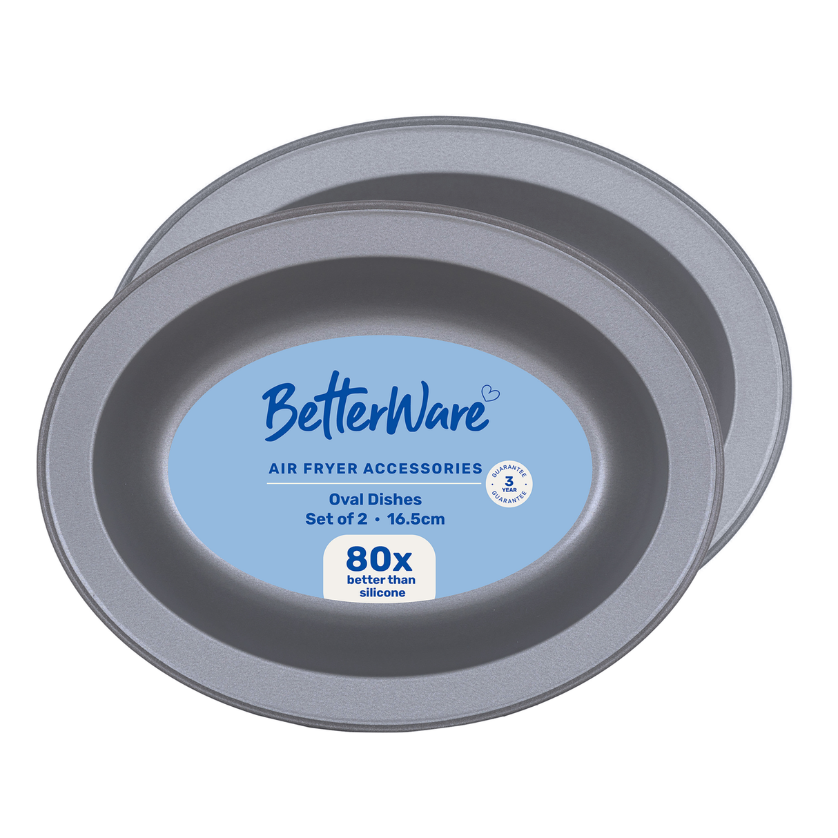 SET 2 BAKEWARE OVAL DSH