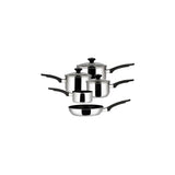 PRESTIGE STAINLESS STEEL 5 PIECE COOKWARE SET