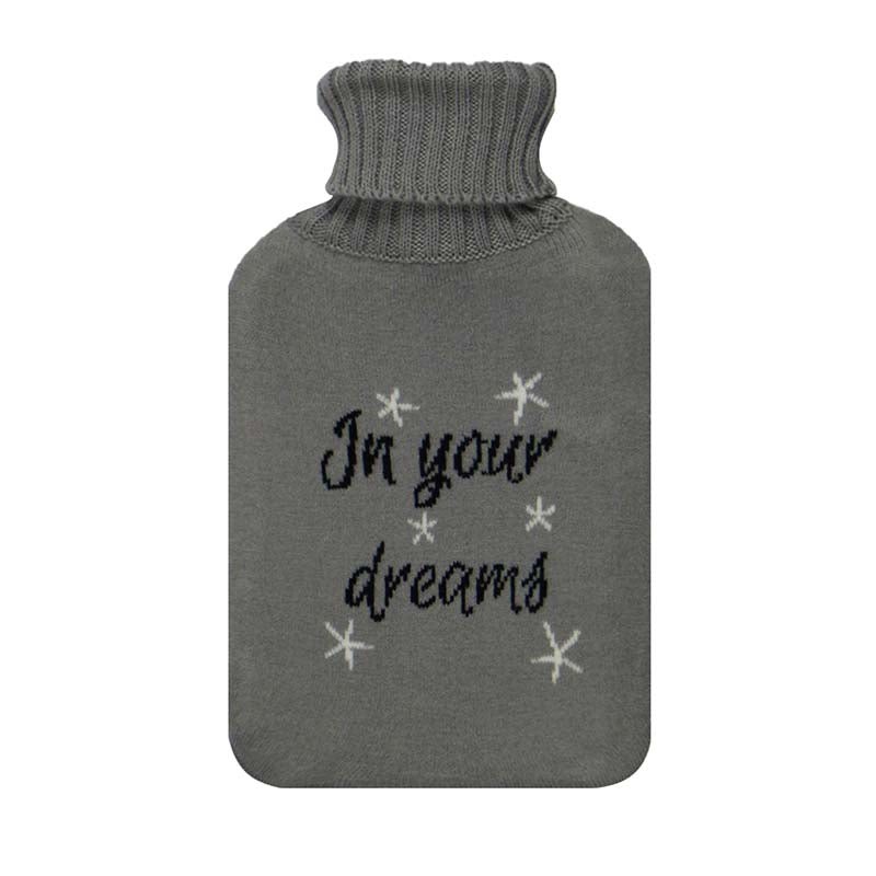 KNITTED HOT WATER BOTTLE